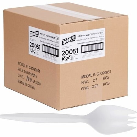 Genuine Joe SPORK, MWPP, WRAPPED, 1000PK GJO20051